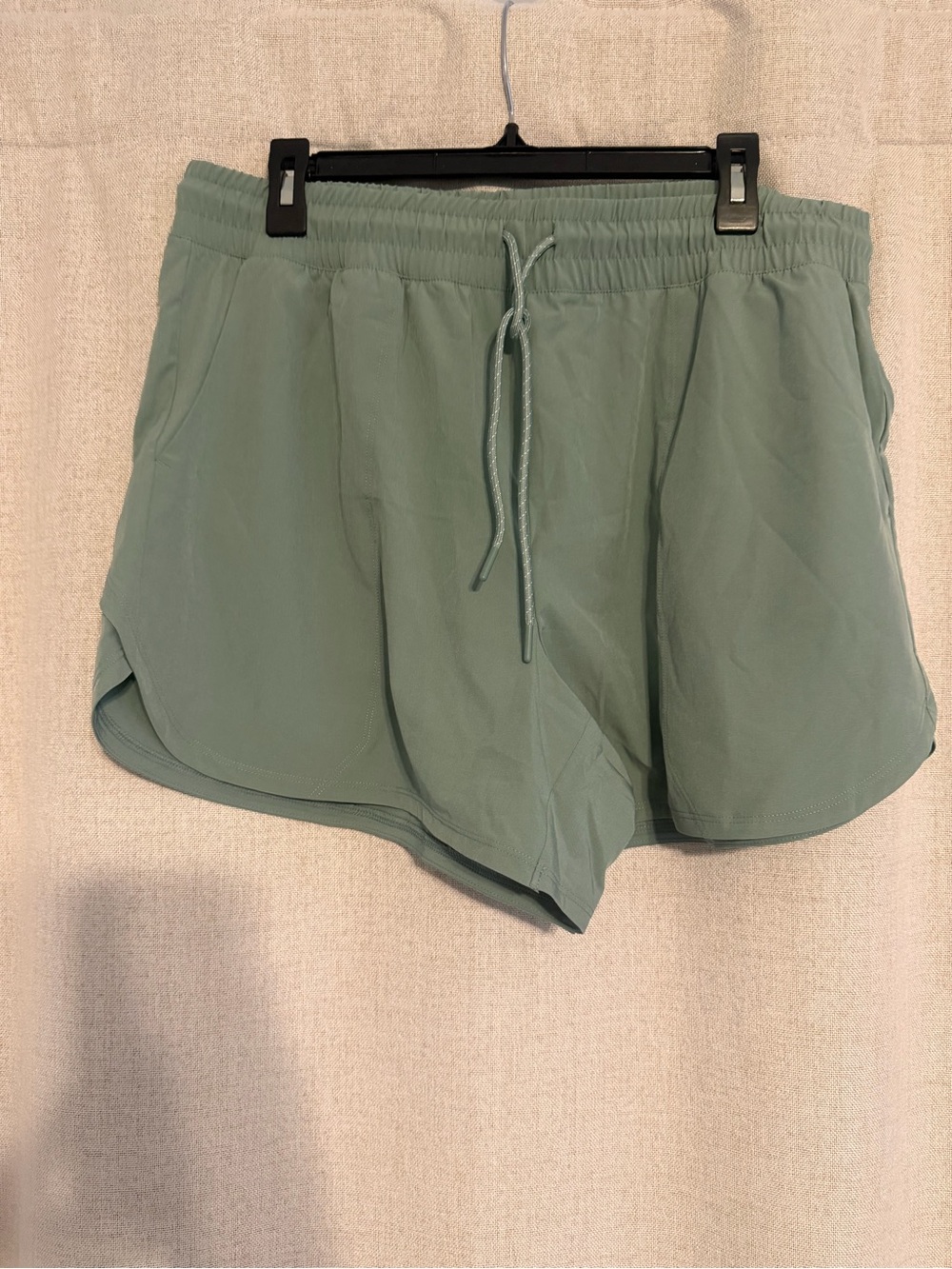 Women’s Sage Green Active Drawstring Shorts